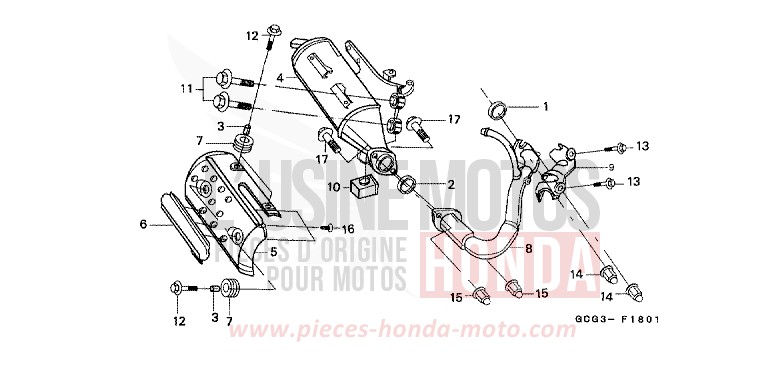 ABGAS-SCHALLDAEMPFER (2) von CB1300 Super Bold'or ABS MURANO BLUE (PB292) von 1999